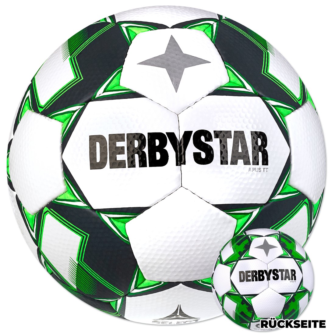 RESTPOSTEN 6 Stck. Derbystar Apus TT Trainingsball grün