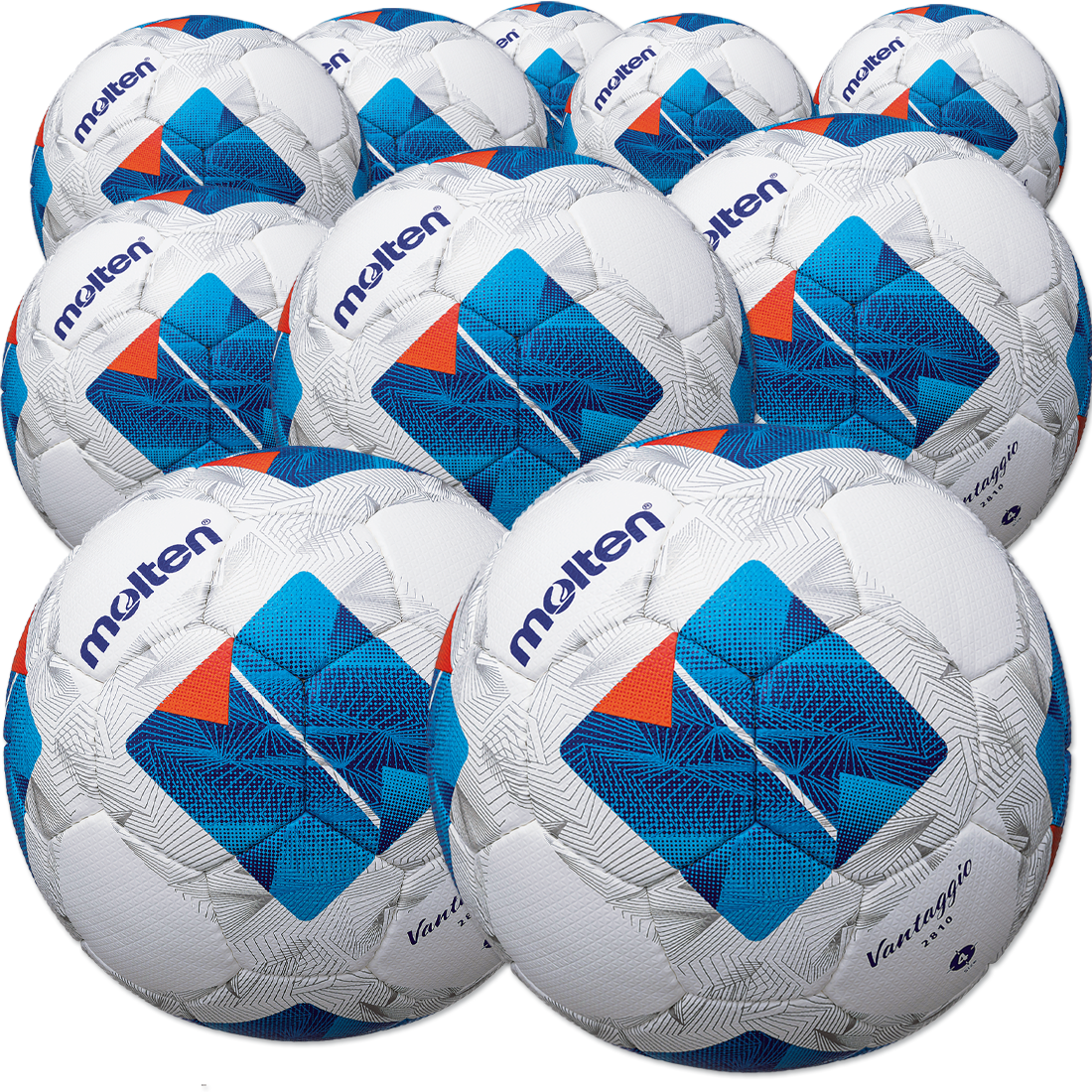 10 Stck. Trainingsfußbälle Vantaggio 2810 Gr.4 im Fußballpaket