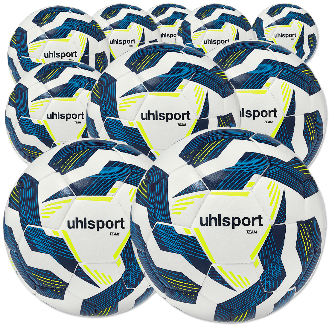 10 Stck. Uhlsport Team Gr. 4 im Ballpaket