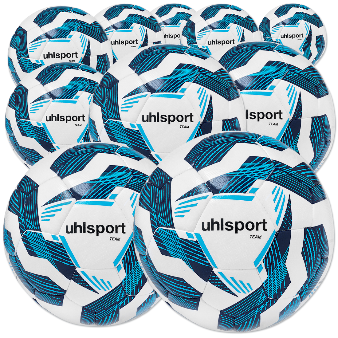 10 Stck. Uhlsport Team Gr. 3 im Ballpaket