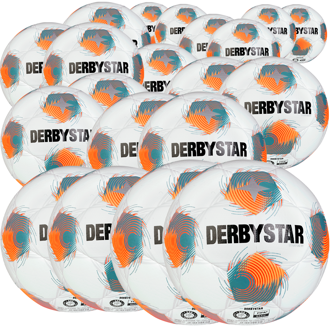 20 x Derbystar Stratos TT Ballpaket
