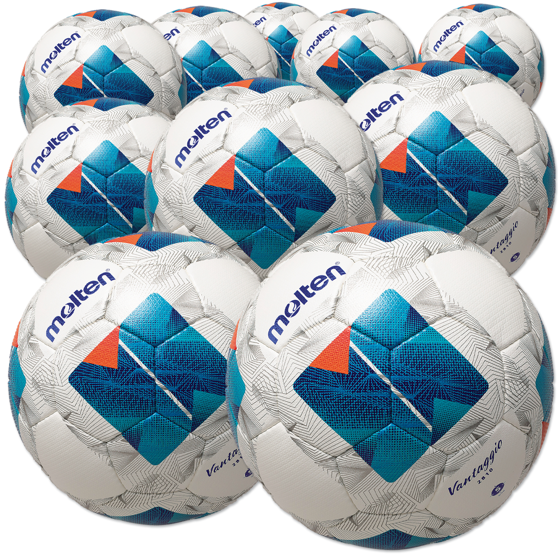 10 Stck. Trainingsfußbälle Vantaggio 2810 Gr.5 im Fußballpaket